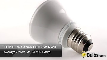 TCP Elite Series LED 8W R-20