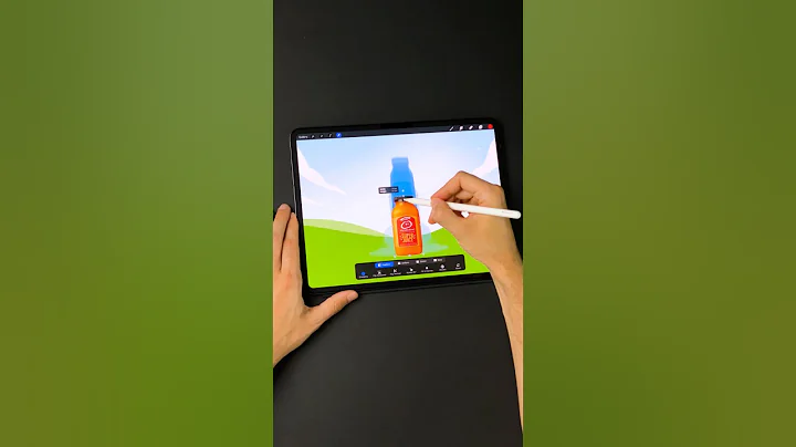 🤩 Best Juice Animation in Procreate #animation #procreate #smoothie