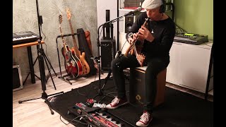 Baby I love your Way Peter Frampton Cover by Ralf Olbrich Solo Guitar, Saxillophone, Vocals & Looper