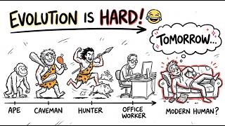 How did Ancient humans Overcome Laziness