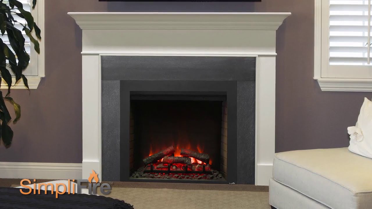 SimpliFire® Built-In Electric Fireplaces - YouTube
