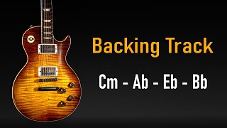 Blues Rock BACKING TRACK C Minor | Cm Ab Eb Bb | 120 BPM | Guitar Backing Track | TGuitar