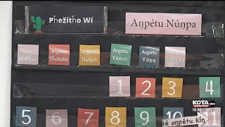 Reservation school teaches in Lakota language