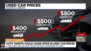 Auto tariff could spike used car prices, experts say