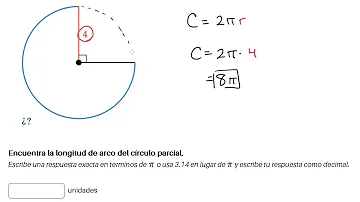 ¿Cómo calcular el área parcial?