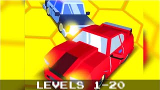 Hexagon Pursuit Level 1-20 walktrough Gameplay (Android) #androidgameplay #hexagon #anirok screenshot 2