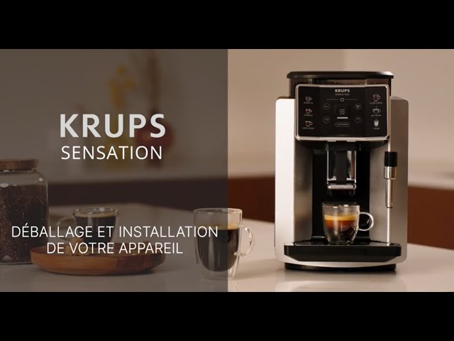 KRUPS  Sensation : comment déballer et installer votre machine