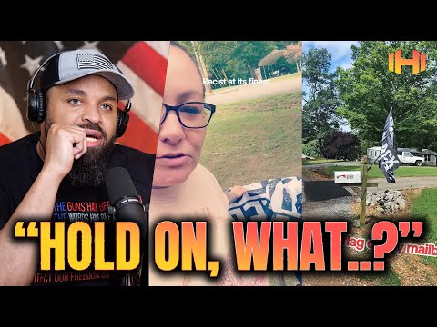 Small Town Sheriff Triggers Woke White Lady in the South with Black Lives Matter Flag