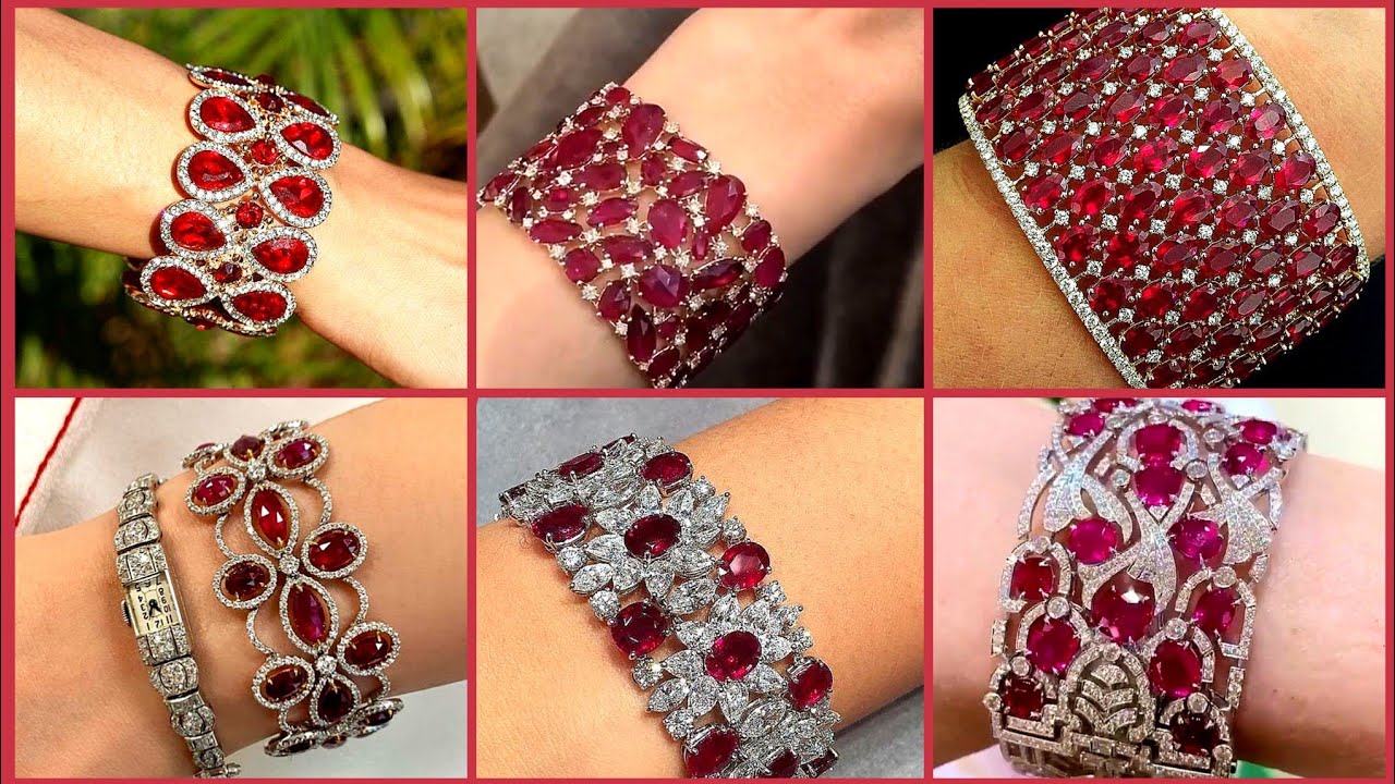 Exclusive high-end gem natural ruby Bracelet exhibition 925 new silver  hand-made leading fashion - AliExpress