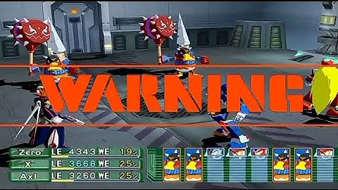 MegaMan X : Command Mission Duckbill Mole Optional Boss