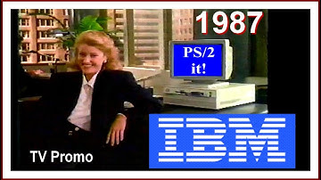 IBM Computer History: PS/2 - Personal System/2 Original Commercial Promo 1988 (microcomputer) AS 400