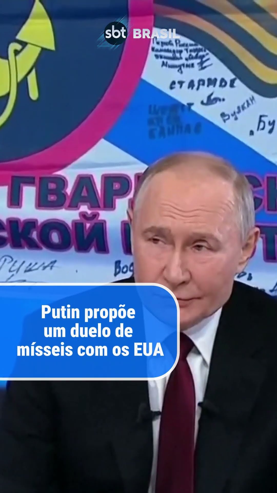 Putin propõe duelo de mísseis entre contra os Estados Unidos | SBT Brasil (19/12/24)