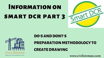 INFORMATION ON SMART DCR PART 3
