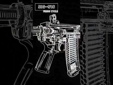 SIG 516 Patrol Firing Cycle Explained | 3D Cutaway Animation