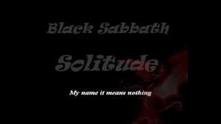 Black Sabbath - Solitude - Lyrics chords