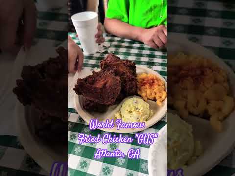 World Famous Fried Chicken "GUS" Atlanta, Georgia. #friedchicken #atlanta #georgia