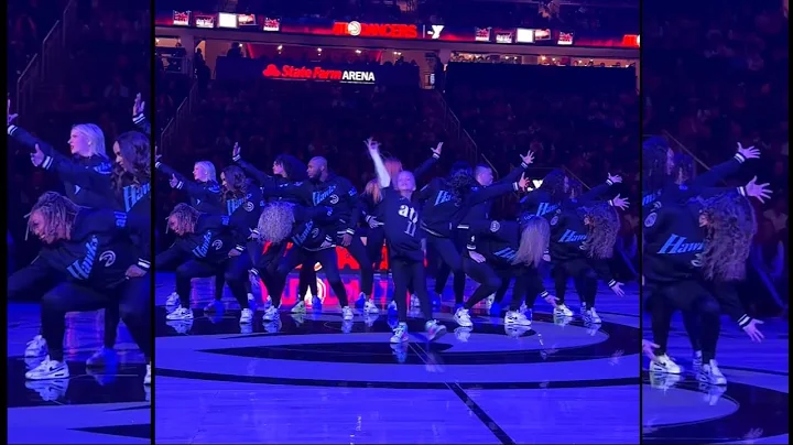 Full PERFORMANCE ESENIIA MIKHEEVA & @ATLHawks  #viralvideo #youtubeshorts #trending #shorts #fyp