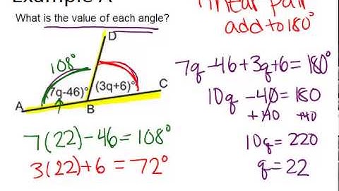 Linear Pairs: Examples (Geometry Concepts)
