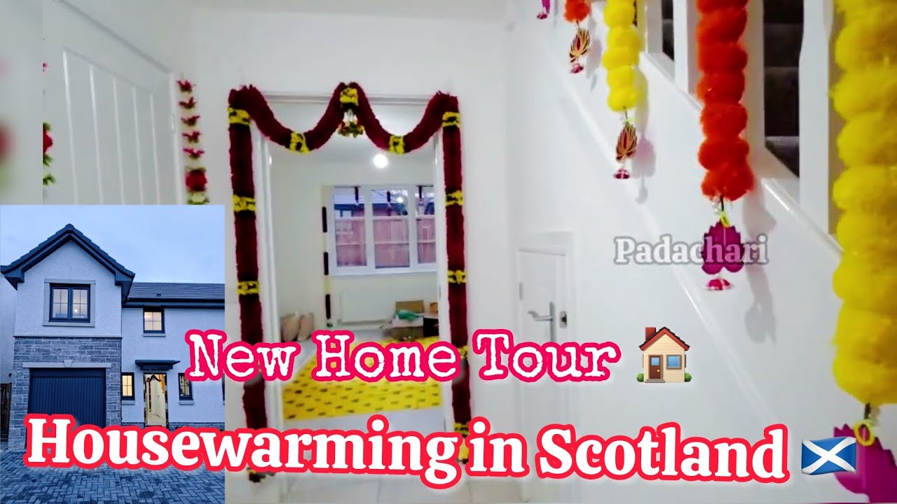 [UK]🇬🇧 Housewarming at Livingston Edinburgh Scotland 🏴󠁧󠁢󠁳󠁣󠁴󠁿 | Decorations and Fun ❤️| New Home 