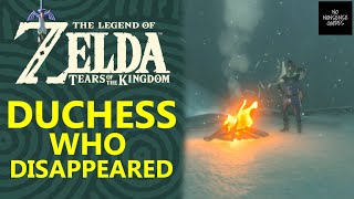 Duchess Who Disappeared in Zelda Tears of Kingdom - Selmie Location