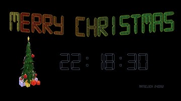 MatsClock 240052 - Free Digital Clock for PowerPoint Presentation Slides