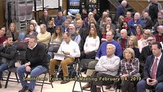 Smithtown Town Board Meeting February 14, 2019