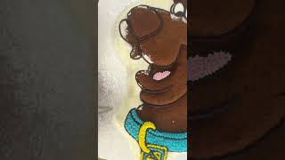 Decorating a Scooby Doo cake @wilton #cake #scoobydoo