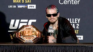 Sean O'Malley Post-Fight Press Conference | UFC 299