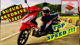 SUZUKI SKYDRIVE 125fi | TOP SPEED