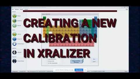 Creating a new calibration on a Bowman X-Ray