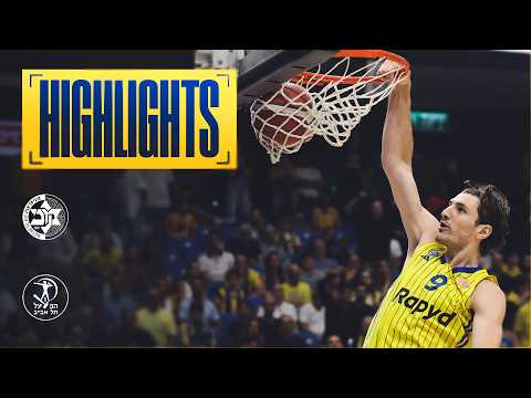 Highlights: Maccabi Rapyd Tel Aviv vs. Hapoel Tel Aviv 96:75 (Playoff Finals Game 1)