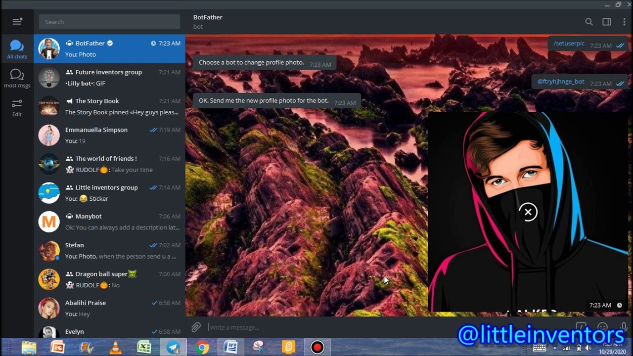How to edit your telegram bot. - YouTube