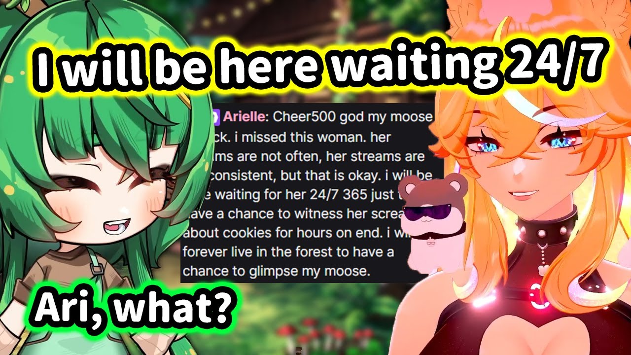 Ари представляет зрителей Харуки, которые всегда ждут ее