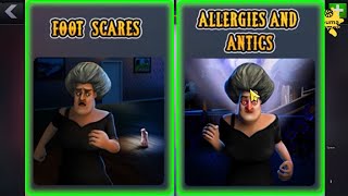 Scary Teacher 3D. All New Levels Dark Place Of Unlucky. Allergies And Antics VS Foot Scares Levels