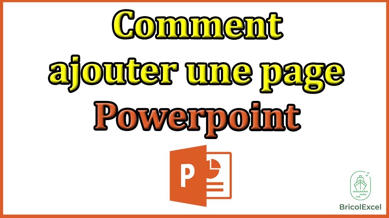 Comment ajouter une page sur powerpoint - YouTube