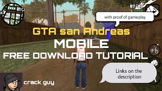 GTA San Andreas Android apk free download full tutorial (Links on the description) screenshot 4