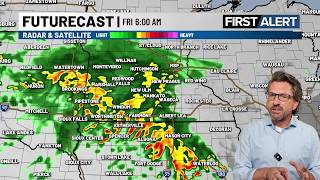 Update on heavy rain potential Friday