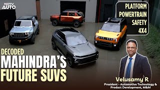 Mahindra Concepts Decoded | Engineering Behind Vision S, SXT, T, X | Velusamy R Interview