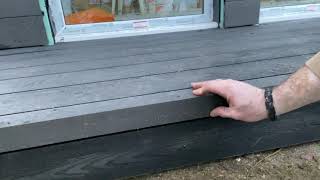 Garden Office Composite Decking in Grey