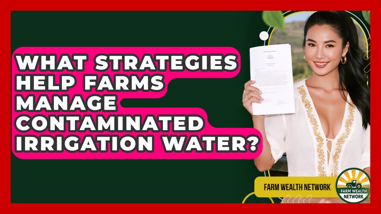 What Strategies Help Farms Manage Contaminated Irrigation Water? - Farm Wealth Network