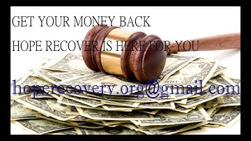 Help me recover Money from Binary Options scams