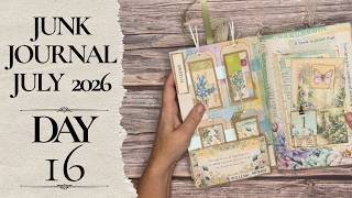 Junk Journal July 2026 🌼 Day 16: Swatch