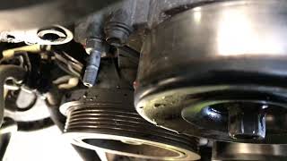 How To Change The Idle Pulley and  Tensioner Assembly on a Toyota 4Runner Part 2