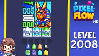 Pixel Flow Level 2008 Solution Walkthrough