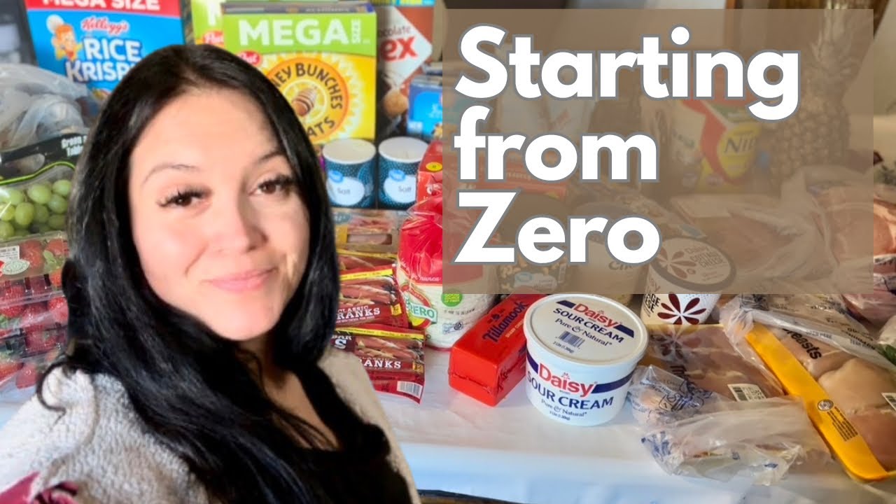 Закупки в Walmart на 500 долларов после того, как морозильная камера опустела! Продукты на месяц ...