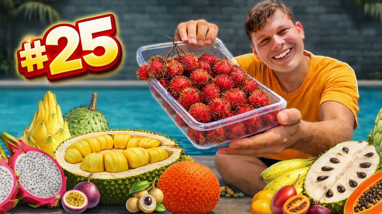 Ocenjujem 25 voća u Aziji – Od smrdljivog do rajskog