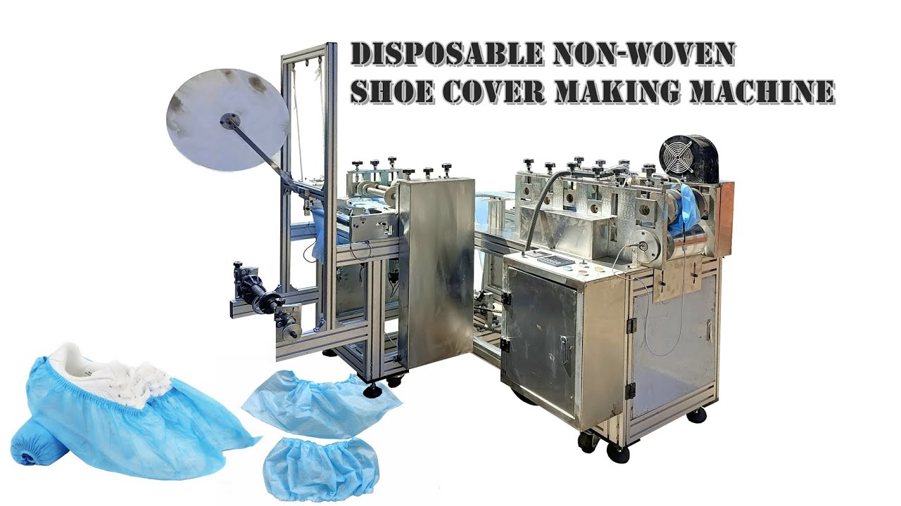 disposable non woven shoe cover making machine