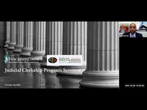 New Jersey Courts & NBLSA - Judicial Clerkship panel discussion