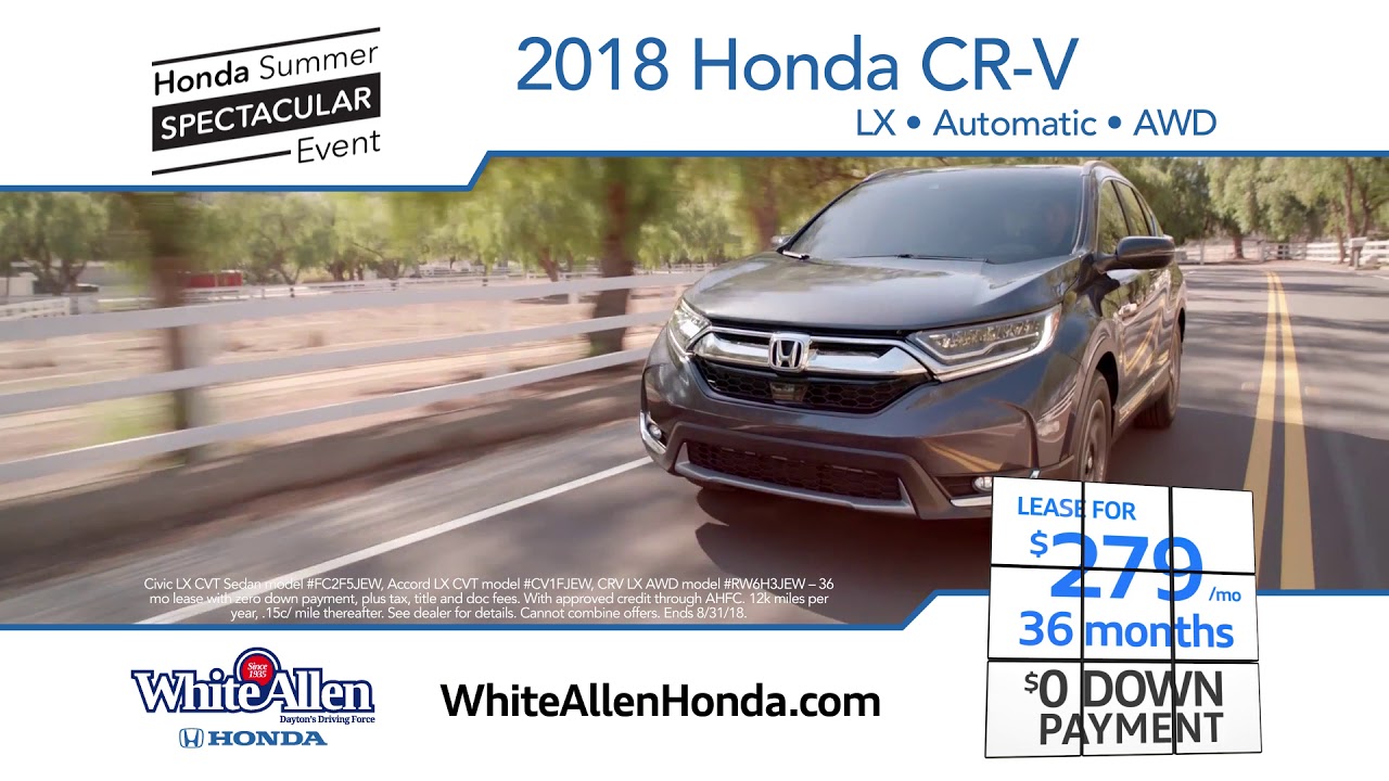 Clearance Prices at White Allen Honda