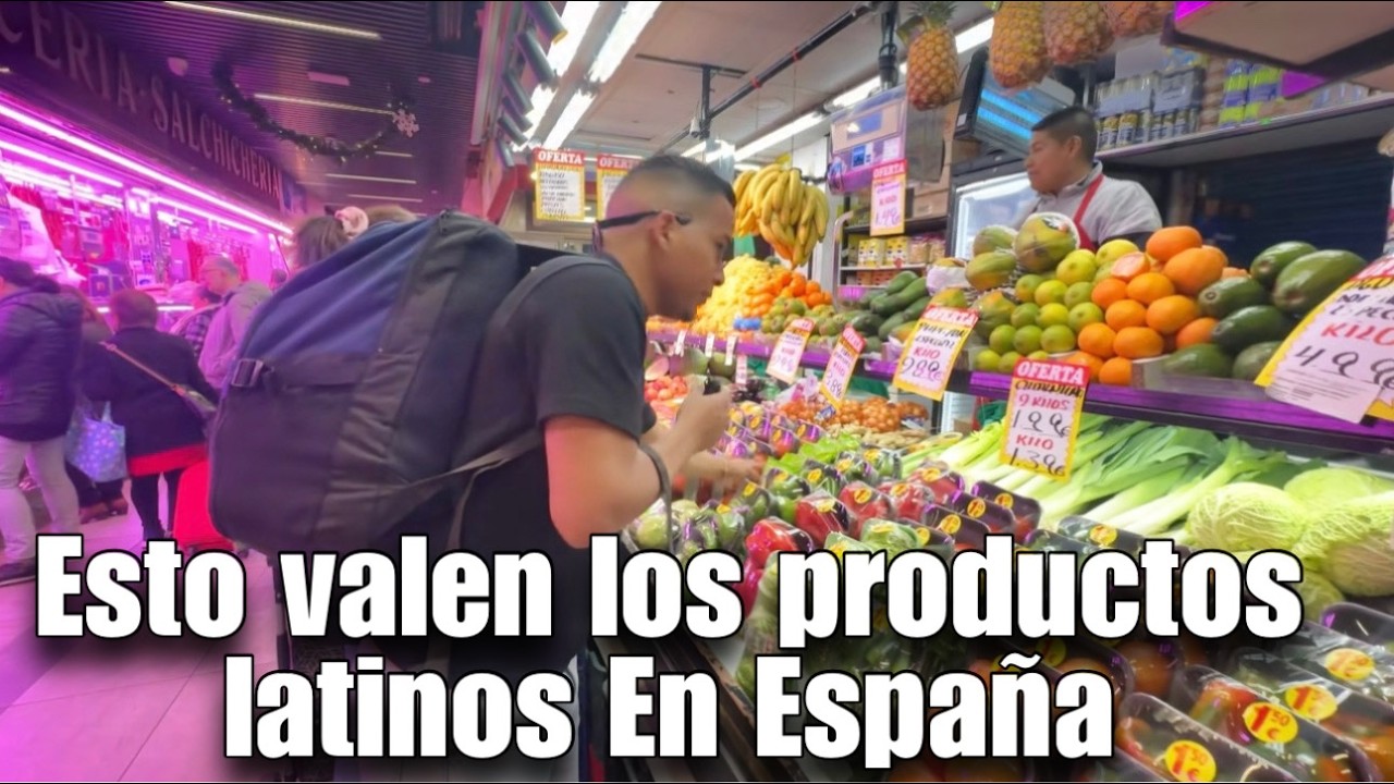 Productos LATINOS en Madrid - VISITE uno de los mercados mas baratos  - MERCADO DE MARAVILLAS